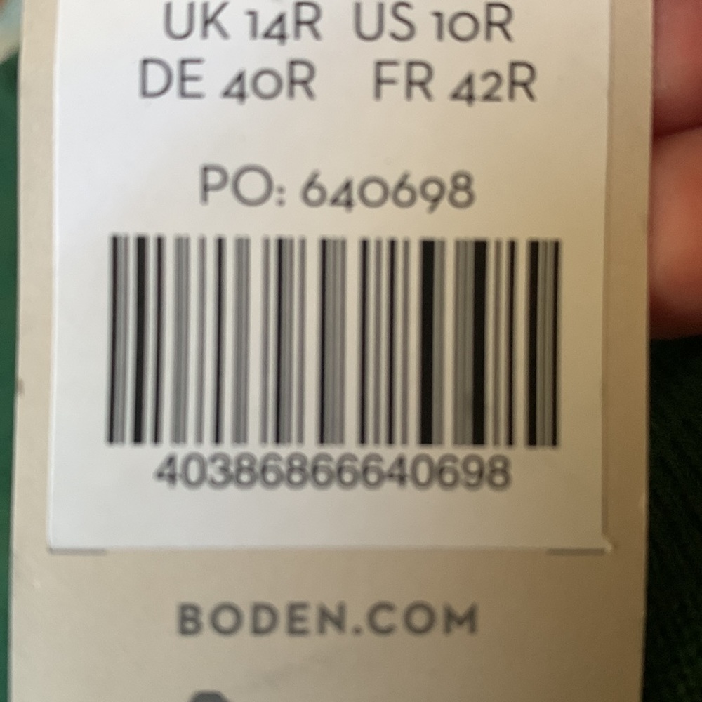 Boden dress mini fit and flare hunter green nwt 10 - Picture 7 of 7